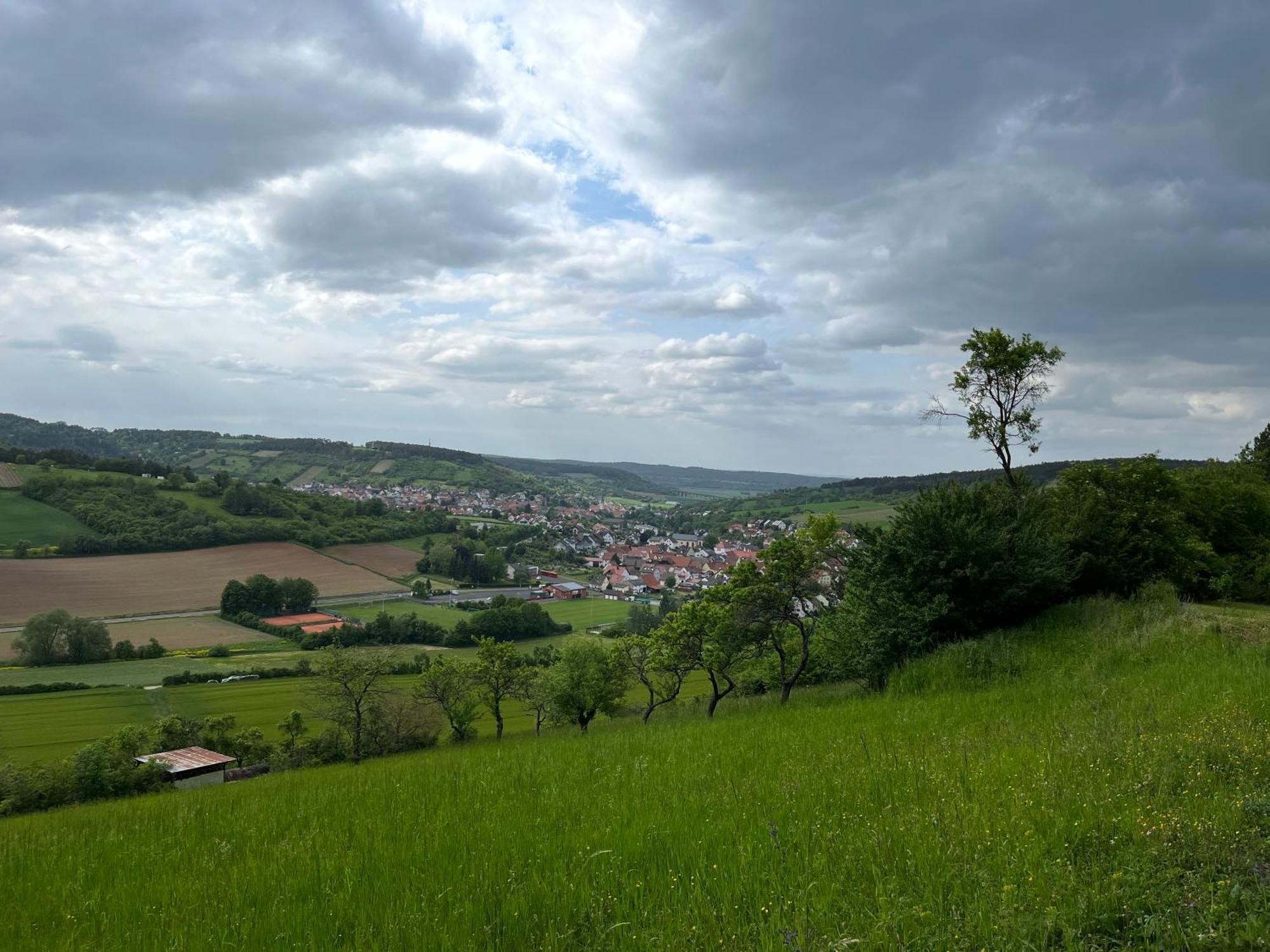 Ferienhaus Weinbergblick - Nahe Wuerzburg - 2 Schlafzimmer - Familienfreundlich - Terrasse Unterleinach Екстериор снимка